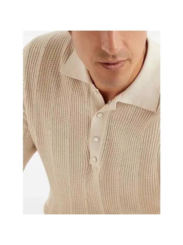 Perforated Polo Shirt M29202505C9710 - BRUNELLO CUCINELLI - BALAAN 5