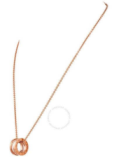 Bvlgari B.zero1 Design Legend Pendant 18KT Rose Gold Necklace - BVLGARI - BALAAN 2