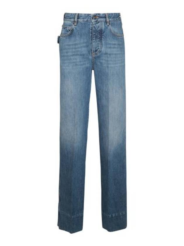 Women's Vintage Wide Jeans Blue - BOTTEGA VENETA - BALAAN 2