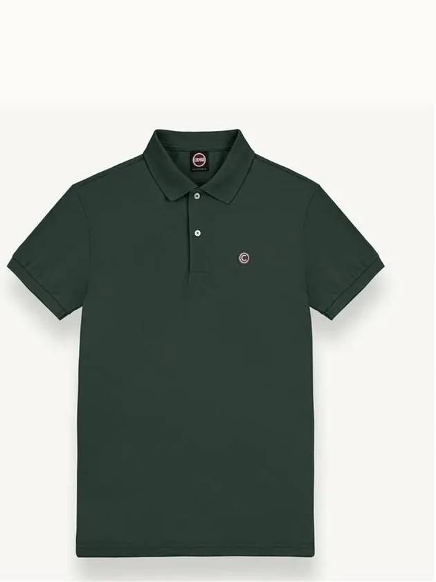 24SS Le Logo Collar Short Sleeve TShirt Khaki Green - COLMAR - BALAAN 1