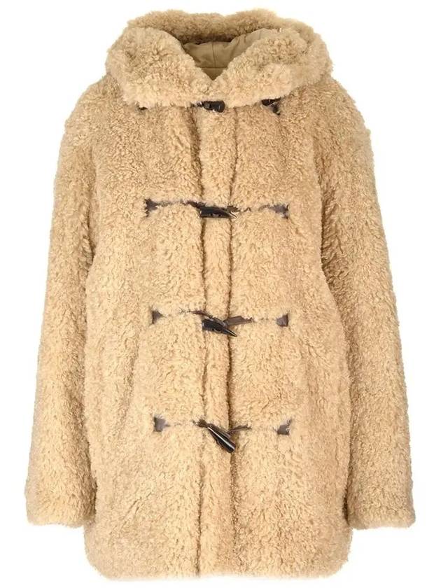 FLORENE Shearling Hooded Coat Ecourt MA0130FA A3A54E 23EC - ISABEL MARANT - BALAAN 1