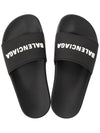 Logo Slippers Black - BALENCIAGA - BALAAN 3