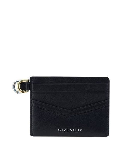 Voyou Leather Card Wallet Black - GIVENCHY - BALAAN 2