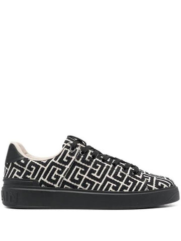 B-Court Monogram Sneakers BM1VI288TJCM - BALMAIN - BALAAN 1