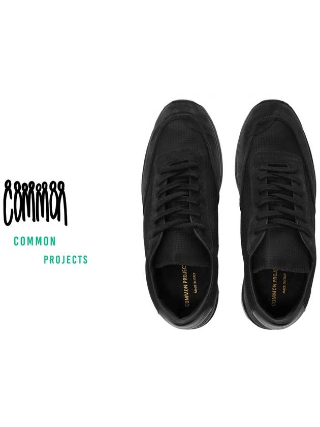 Track 80 Black Tab Low Top Sneakers Black - COMMON PROJECTS - BALAAN 4