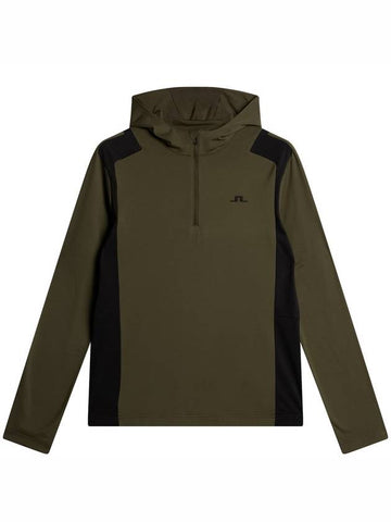 Men s Lucas quarter zip up hoodie - J.LINDEBERG - BALAAN 1