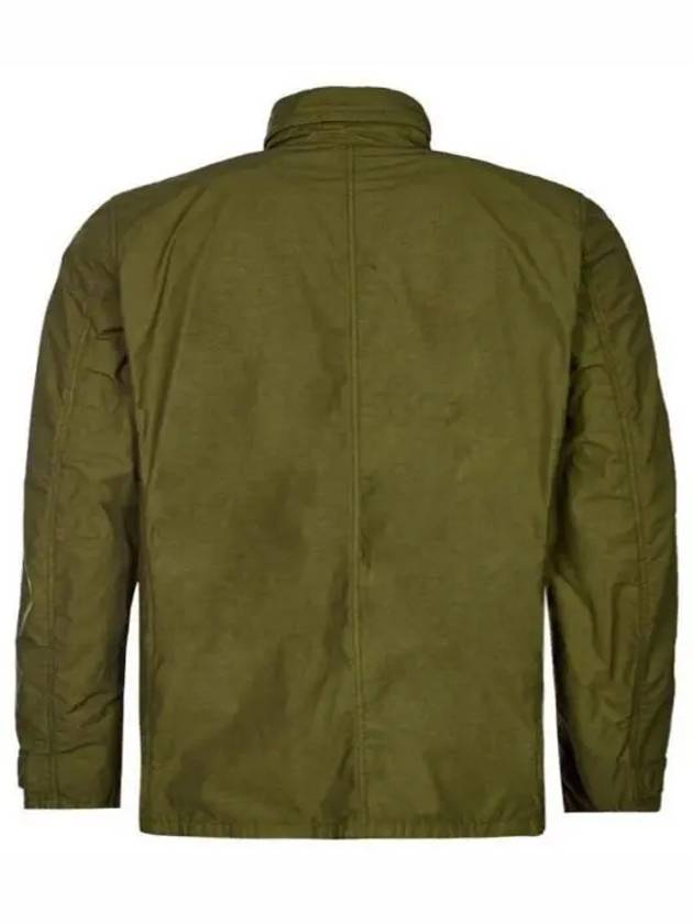 Wappen Patch Pocket Field Zip Up Jacket Khaki - STONE ISLAND - BALAAN 3