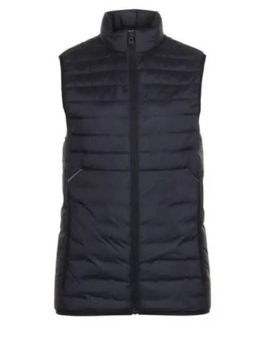 Regular Fit Water Repellent Fabric Padded Vest Navy - HUGO BOSS - BALAAN 1