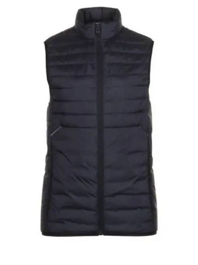 Regular Fit Water Repellent Fabric Padded Vest Navy - HUGO BOSS - BALAAN 2