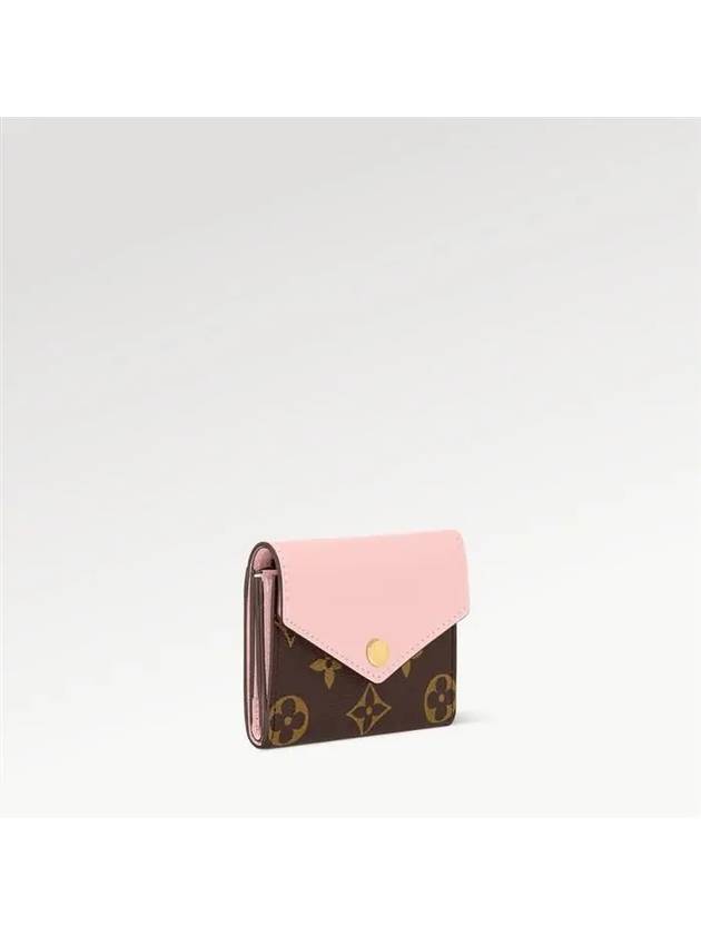 Zoe Monogram Flap Bicycle Wallet Rose Ballerine - LOUIS VUITTON - BALAAN 4