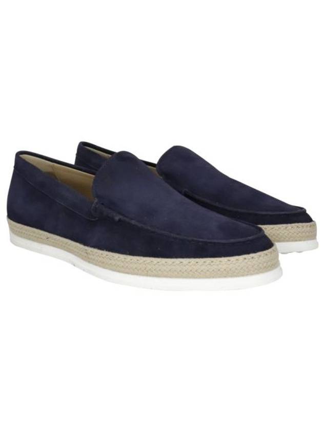 Men's Suede Slip-On Loafers Navy - TOD'S - BALAAN 5