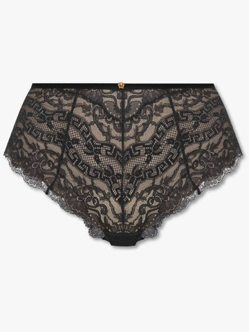 Versace Lace Briefs, Women's, Black - VERSACE - BALAAN 1