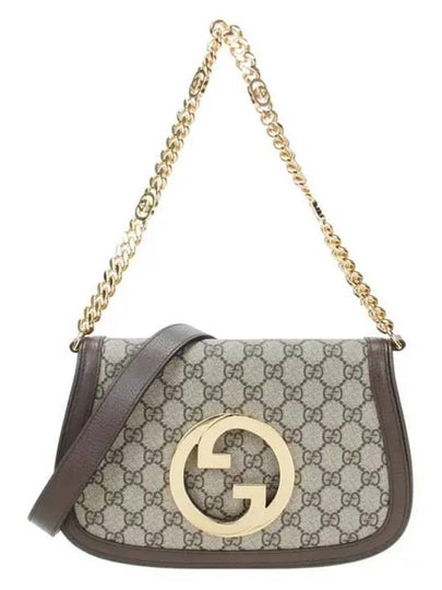 Blondie GG Canvas Shoulder Bag Beige - GUCCI - BALAAN 2