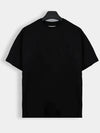 Jellyfish Back Logo Cotton Short Sleeve T-Shirt Black - WOOYOUNGMI - BALAAN 4