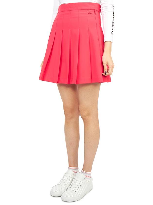 Women's Golf Adina Skirt Pink - J.LINDEBERG - BALAAN 3