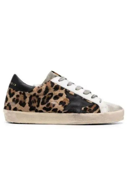 Superstar Leopard Low Top Sneakers Beige - GOLDEN GOOSE - BALAAN 2