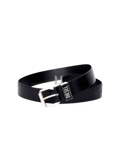 B Glossy Loop Belt Black - DIESEL - BALAAN 2