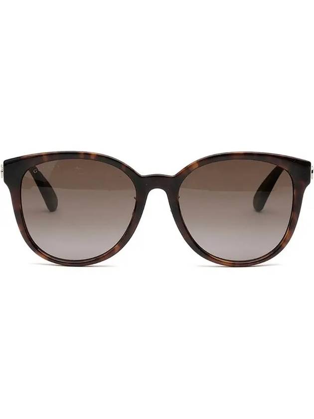 Eyewear Round Sunglasses Brown - GUCCI - BALAAN 4