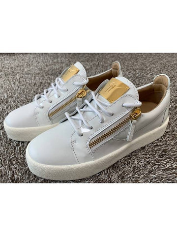 May London Gold White Women s Sneakers 38 - GIUSEPPE ZANOTTI - BALAAN 1