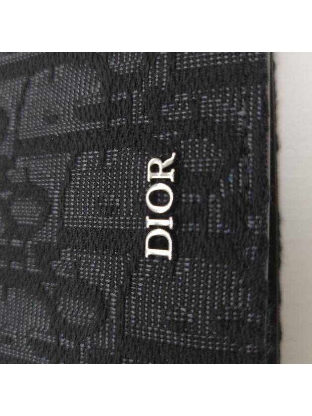 Wallet Black  Oblique Jacquard - DIOR - BALAAN 4