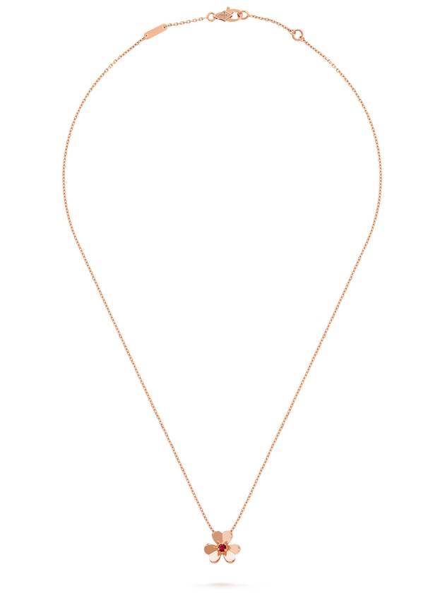 Women's Freeball Pendant Mini Model Necklace Rose Gold - VANCLEEFARPELS - BALAAN 2