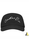 Handwritten Base Ball Cap Black - DIOR - BALAAN 2