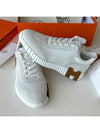 2024 Bouncing Sneakers Graphic Mesh Suede Goatskin Blanc 250 Size H232856ZH91 - HERMES - BALAAN 4