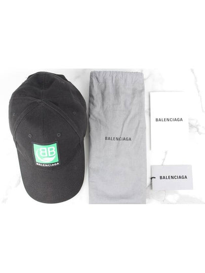 BB green logo ball cap L - BALENCIAGA - BALAAN 2