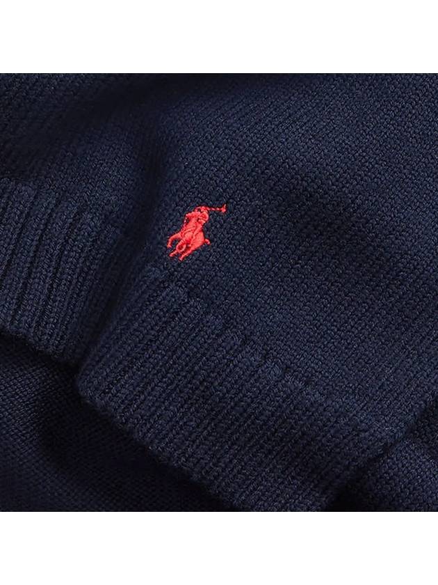 Kids Pony Logo Wool Muffler Dark Navy 879737 001 - POLO RALPH LAUREN - BALAAN 3