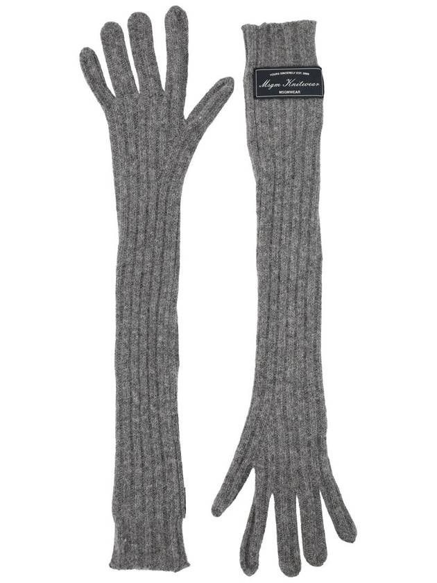 Msgm Ribbed Long Gloves - MSGM - BALAAN 2