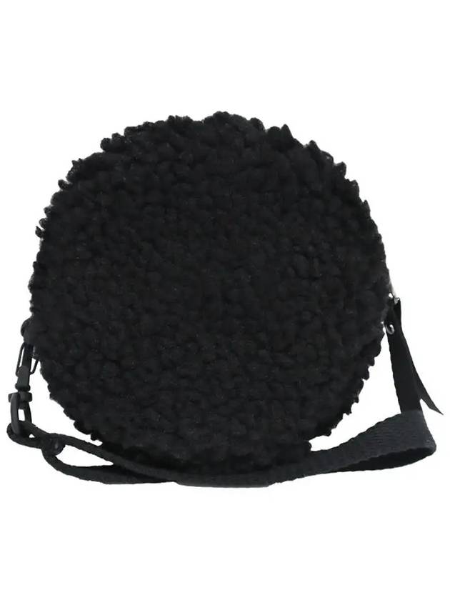 Fleece Round Pouch Cross Bag Black - OFFGRID - BALAAN 3