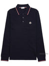 Men s Logo Patch Polo Shirt 8B70100 84556 77X - MONCLER - BALAAN 9