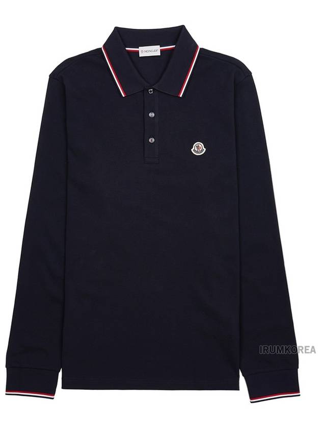 Men s Logo Patch Polo Shirt 8B70100 84556 77X - MONCLER - BALAAN 9