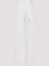 Achille Cotton Straight Pants Ivory - MAX MARA - BALAAN 3