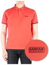 International Essential Tipped Polo Shirt Orange - BARBOUR - BALAAN 2