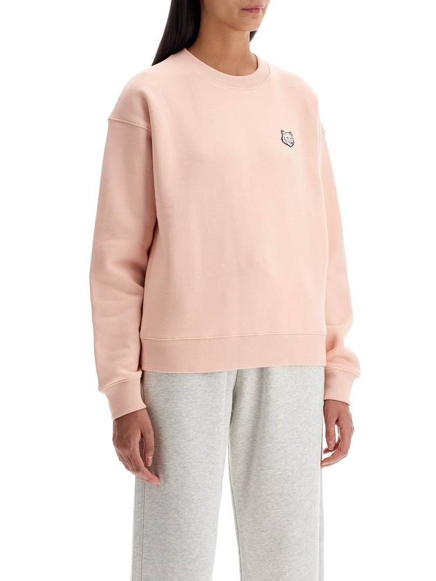 Bold Fox Head Patch Comfort Sweatshirt Pink - MAISON KITSUNE - BALAAN 3