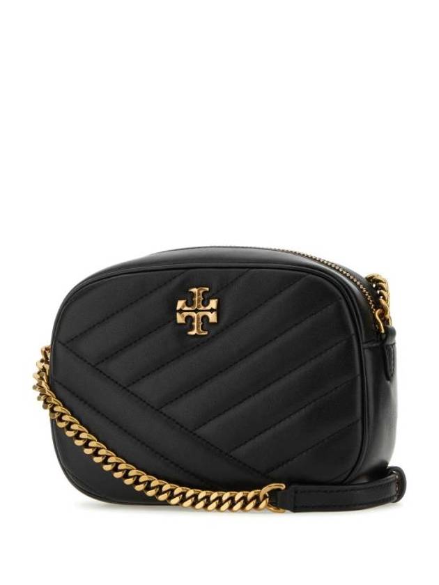 Chevron Kira Small Camera Cross Bag Black - TORY BURCH - BALAAN 3