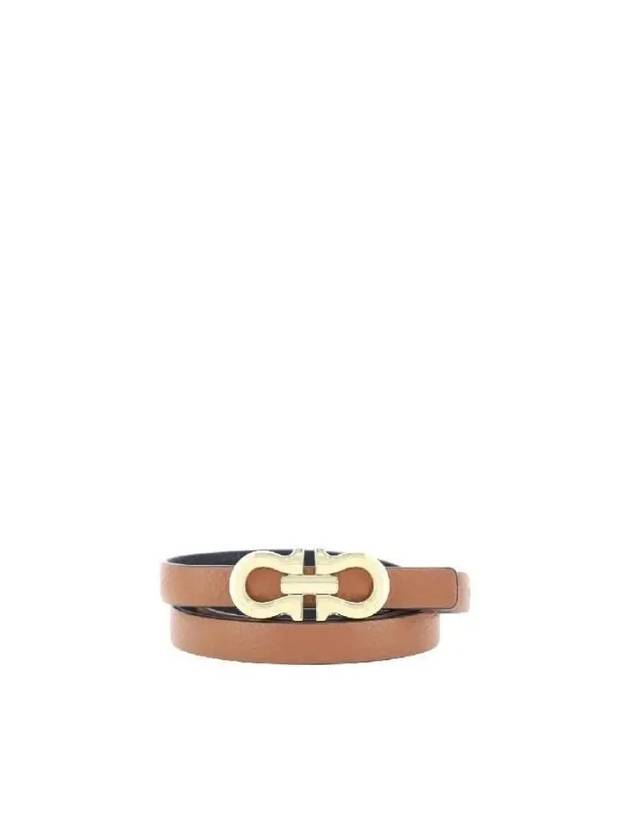 FERRAGAMO Gancini reversible calfskin belt 776828 004 - SALVATORE FERRAGAMO - BALAAN 1