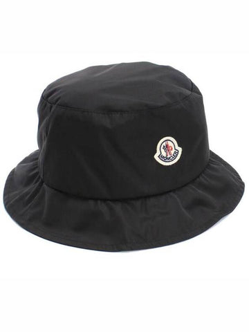 Kids Simple Logo Bucket Hat 3B00007 54155 999 - MONCLER - BALAAN 1