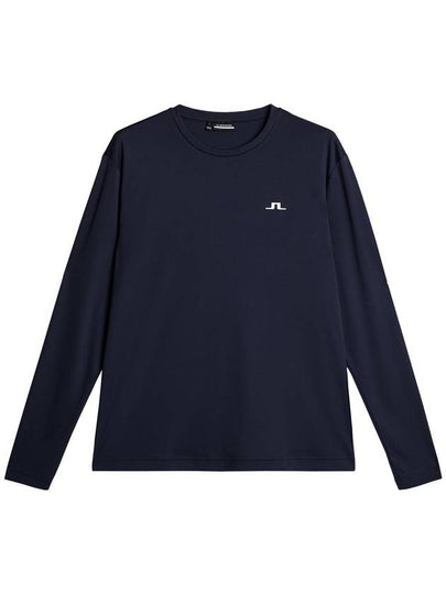 Ade Logo Long Sleeve T-Shirt Navy - J.LINDEBERG - BALAAN 2