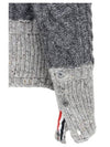 Wool Fun Mix Knit Top Grey - THOM BROWNE - BALAAN 6