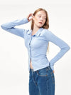 COLLAR KNITTED SHIRTS COZY BLUE - ASCENTCITY - BALAAN 9