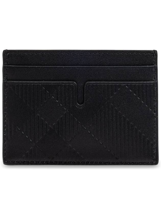 Burberry Leather Card Case Men s Black - BURBERRY - BALAAN 2