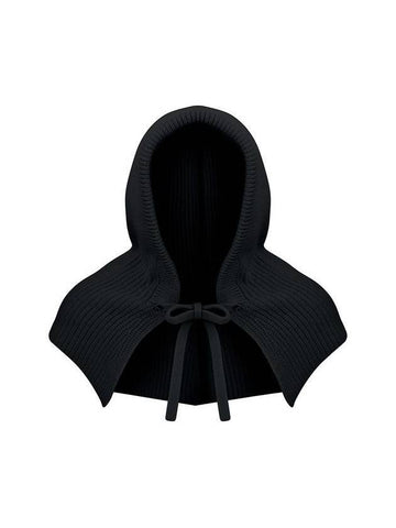 Pure Cashmere Balaclava Charcoal - PEOPLE OF THE WORLD - BALAAN 1