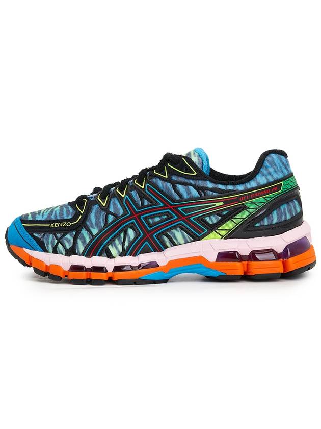 Gel Kayano 20 Low Top Sneakers Black Digital Aqua - ASICS - BALAAN 4