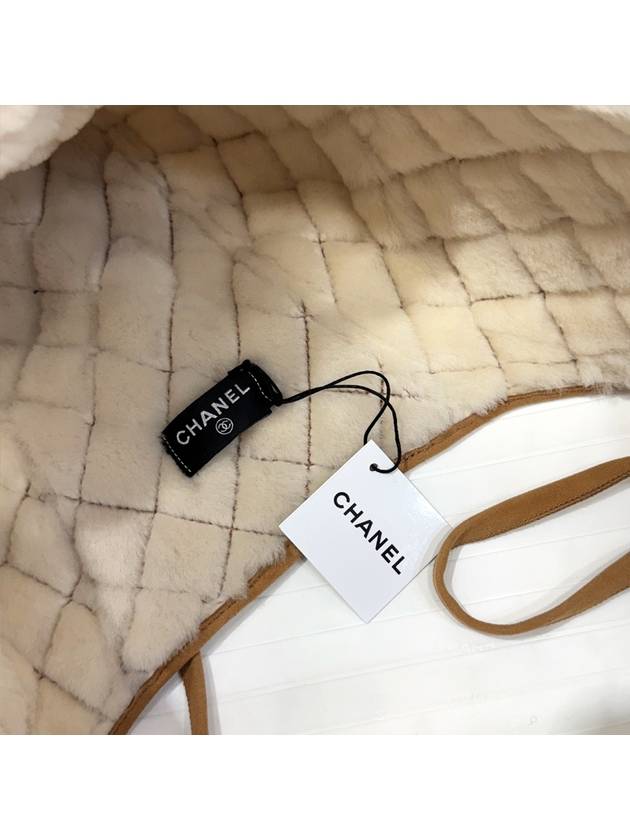 Coco Neju 24 25 Collection Lambskin Beige Roasted Chestnut Hat - CHANEL - BALAAN 3