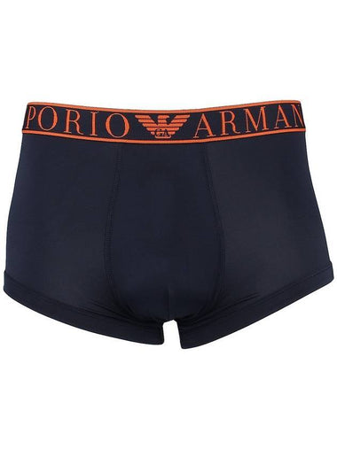 Logo Essential Microfiber Briefs Red Navy - EMPORIO ARMANI - BALAAN 1