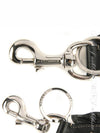 Logo Patch Ruffle Leather Key Holder Black - DOLCE&GABBANA - BALAAN 5