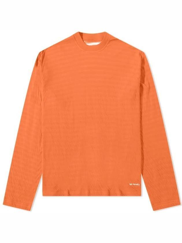 Reversible Stripe Long Sleeve T-Shirt Orange - SUNNEI - BALAAN 1