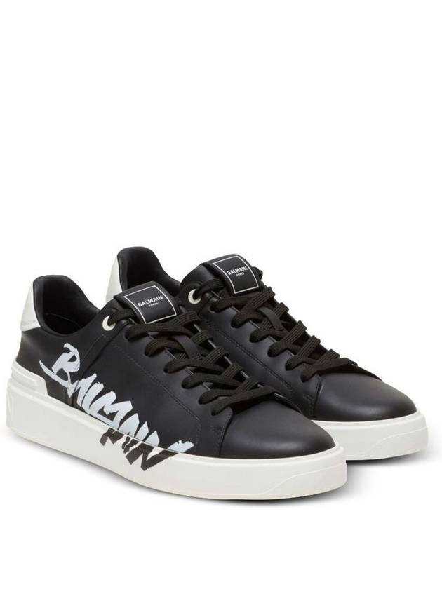 23 fw leather BCOURT sneakers WITH logo print BM1VI288LBAL EAB B0230475568 - BALMAIN - BALAAN 8